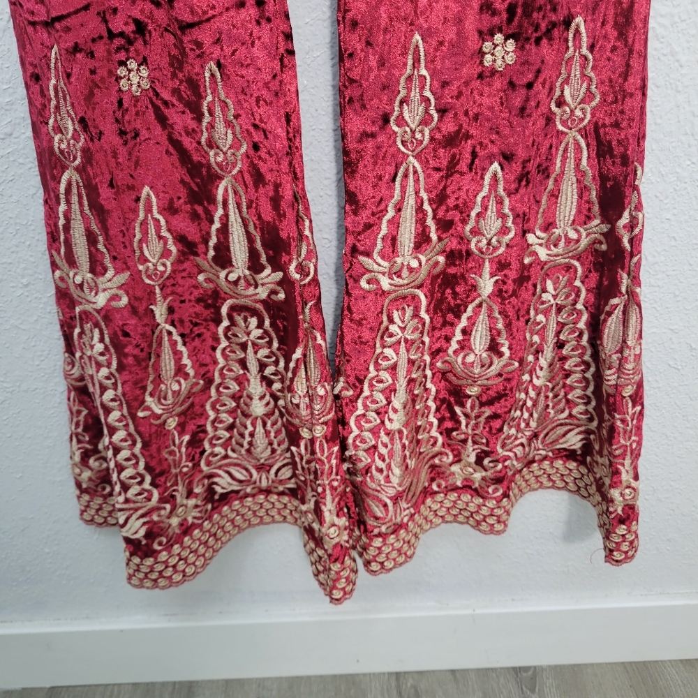Lenni The Label Free People Chromatic Jumpsuit Wine Size S NWT Festival - Picture 9 of 13